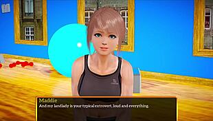 My new family 397 features brunette with big tits in erotic cartoon adventures