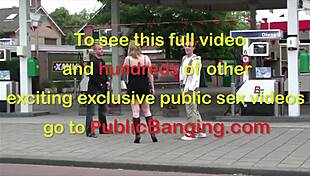Petite teen gets gangbanged at gas station during pregnancy