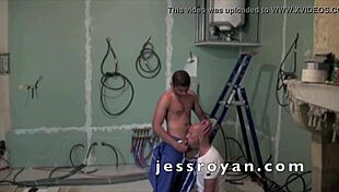 straight latino worker fucked by gay