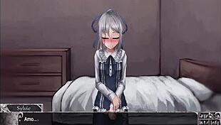 sylvie loses her virginity in hentai sex gameplay