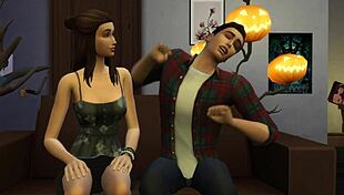 Scream Parody Intro Remade in Sims 4 Halloween Style