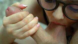 mature woman enjoys oral pleasure