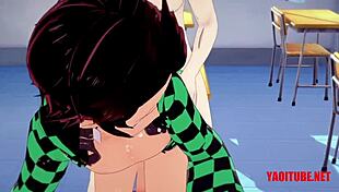 Yaoi mega orgy featuring naruto, deku, bakugou, sieg, shirou, luffy, zoro, inosuke in gay hentai!