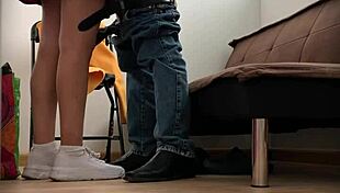 Nataly Mexicana Nympho Bent Over In Miniskirt Voyeur Recording