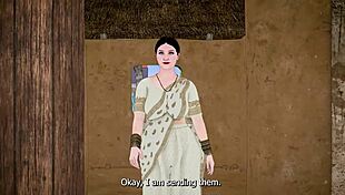 the criminal catches desi bhabhi fingering her pussy in secret hideout. he then pounds her hard with monster force!