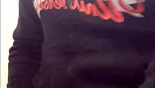 Naughtiness in gym bathroom with sheer guys, adrenaline high!