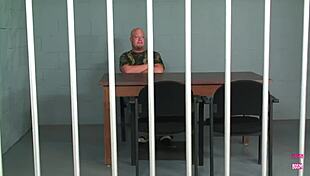 after pissing in public, he gets banged by sexy female police officer