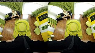 Blonde Karol Lilien bends over for doggystyle in the shower and room.