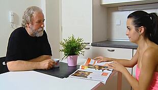 damn, petite j vixen rides an old dick like a pro 😜