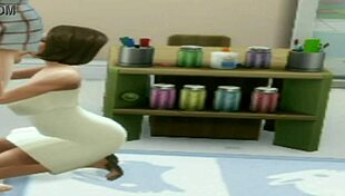 brunette teen deepthroats teacher at lunch