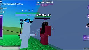 Fun cumbat with monster in roblox condo hentai adventure 😏