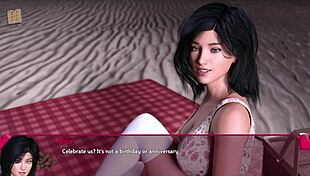 freeloading stepfamily big tits ass brunette in 3d porn