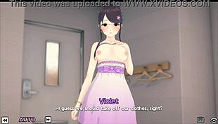 in the special harem class, violet explores desires with classmates