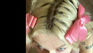 Blonde amateur pickup leads to hot blowjob and facial cumshot