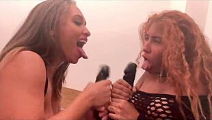 Big clit babes get rough with huge BBCs