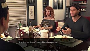 Jessica Oneil teases with big tits for hard monster cock