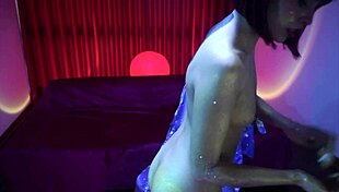 A striptease performance from the futuristic world of Cyberpunk 2077