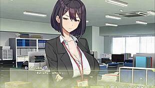 Why did summer clover get fired from the harem hentai game? His giant cock was the reason!