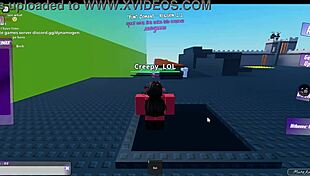 Fun cumbat with monster in roblox condo hentai adventure 😏