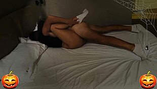 Ever heard loud moans during Halloween creampie sessions?