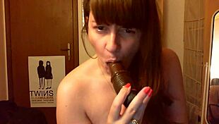 Italian Redhead Shows Webcam Skills