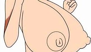 Adorable asian slut feels deep emotion from big tits fantasy