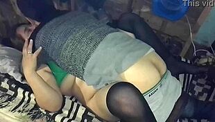 my girlfriend's friend acts like a prostitute and begs for missionary sex, we film it on our phone