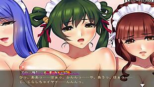 yo, maid-san to boin game orgy scene is insane, right? 😍