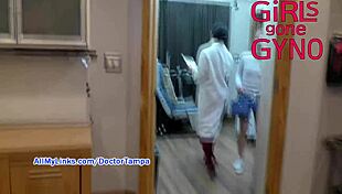 just chilling with stacy shepard's bloopers from the perverted podiatrist set. nonnude backstage exam room fun at girlsgonegynocom.