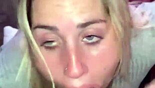 Ten Minutes Of Deepthroat Slut Blonde Loving Dick!