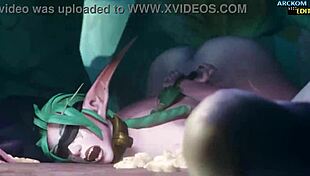 I-I can't believe this intense hentai with aliens and monsters, it's so wild!