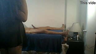 Tantric massage turns intense, ending in passionate sex