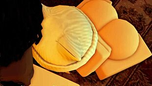 Slut Blows Big Black Cock in New Year Session