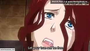 hentai redhead getting wet from anal 😈