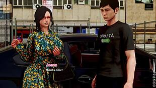 Exploring the inn in this hentai game adventure