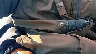 Naughty Hotwife Jerking Off Publicly Until Cum