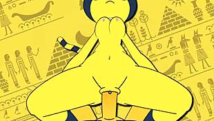 original ankha hentai animation brings cartoon anime to life with erotic scenes