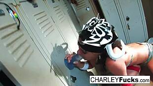 Charley Chase performs lucha libre foot fetish.