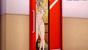 Ryona, Yumi, Haruka, And Hibari Engage In Intense Futanari Lesbian Sex In Senran Kagura Hentai.