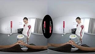 Intense Latex Android Fucks In VR Doggystyle