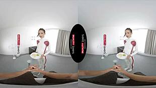 Intense Latex Android Fucks In VR Doggystyle