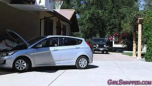 teen 18+ sucking old man's cock