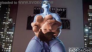 Widow rides monster cock for wild creampie. Her rough passion unfolds nightly!