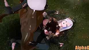 Shenhe in hentai anime adventures.