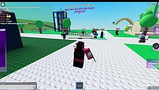 Fun cumbat with monster in roblox condo hentai adventure 😏