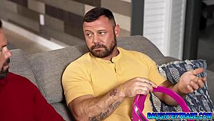 Stepdaughters jc wilds and molly little engage in naughty bathroom activities