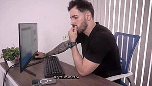 distracted secretary mollysmithx bangs boss juan bustos hard at work. office sex never felt so good.