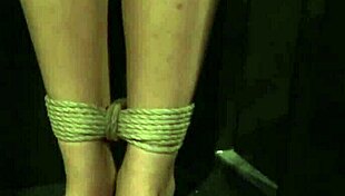 Bound Sub Gets Punished By Lezdom With Dildo Torment In BDSM Domination 😈