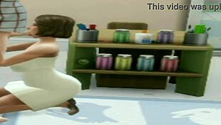 brunette teen deepthroats teacher at lunch