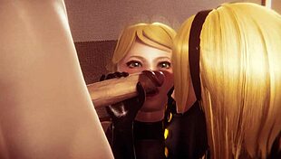 Twinks Engage in Orgy with Big Ass Boobs in Nier Automata 3D Hentai Anime